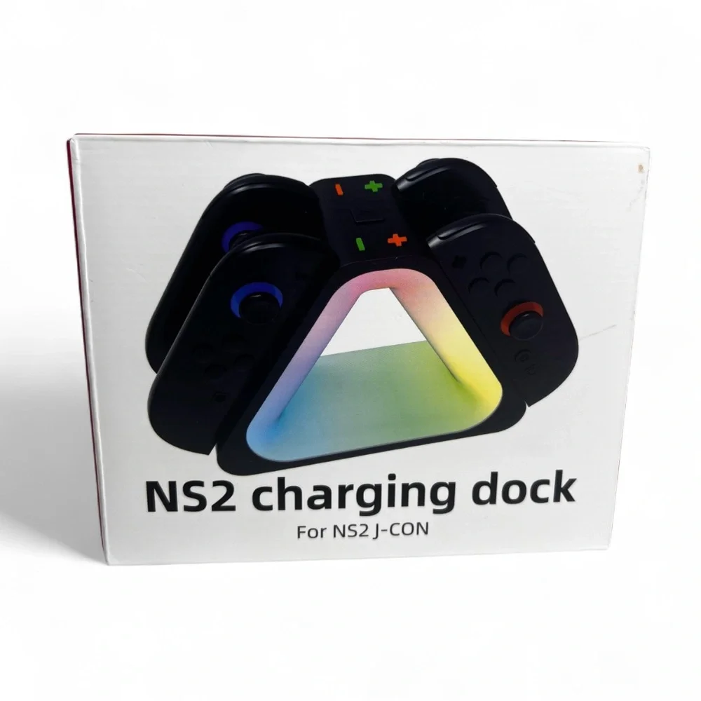 J-Con NS2 Charging Dock for Nintendo Switch 4 in 1 Charger Station- NEW